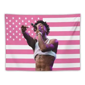 Decorative tapestryRapper Celebrity Tapestry YoungBoy Music Art Poster Flag For Room Aesthetic Living Room Home Office Bedroom Party Decorations College Dorm Decor For Friends Pink GiftDecorative tapestry