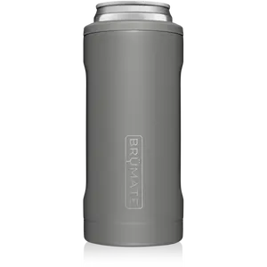 BruMate Hopsulator Slim Can Cooler (Matte Grey)