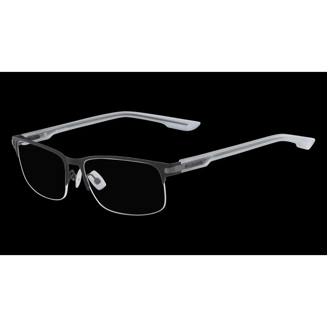 Columbia C3015 Eyeglasses 002 Satin Black/Crystal 57mm