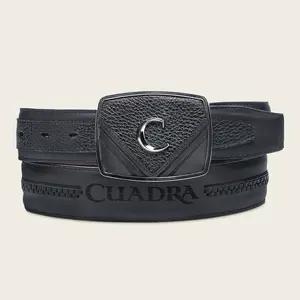 CUADRA BLACK DEER COWBOY BELT BC404