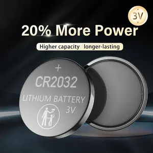26-Pack CR2032 Lithium Coin Cell Battery, 3 Volt, Long Lasting Power, Mercury-Free  for Key Fobs, Smart Sensors, Scales, Candles