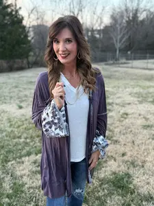 Grey Blue Midnight Skies Cardigan