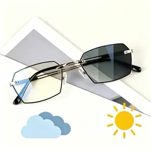 2026 Photochromic Reading Glasses for Men & Women - Blue Light Blocking, Sun Protection, Lightweight, Long-Wear Comfort, High-Quality Eyewear, Ideal Parent Gift