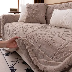 Vintage Bohemian Sofa Blanket, Plush Embroidered Throw, Pet Friendly Sofa Cover, Warmer and Comfortable, Room Decoration, Soft Throw Blanket