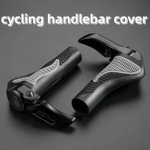 Outdoor cycling handlebar cover [2.2cm diameter], adjustable aluminum alloy pair handlebars, a pair of mountain bike horn grips, universal rubber and silicone mountain bike pair handlebar gloves, handlebar cover bicycle accessories and cycling equipment