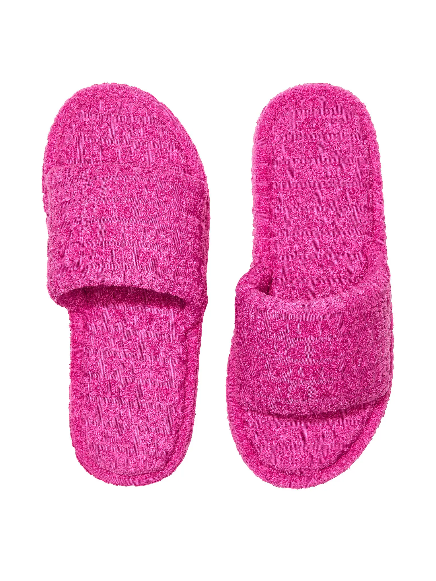 PINK Comfy Terry Slide Sandals