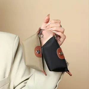 Women's Change Key Small Dumpling Bag 2025 New Fashion Nylon Lipstick Storage Bag