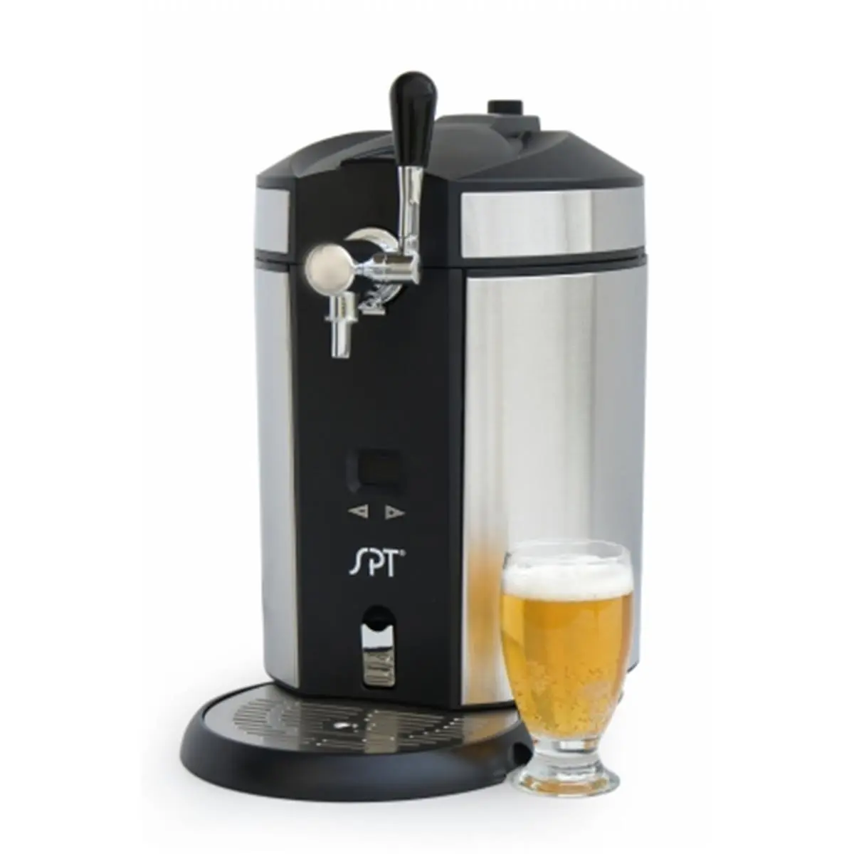 Sunpentown Mini Kegerator & Dispenser for Home Use - LED Temperature Display, Adjustable Temperature, CO2 Pressure Control, Removable Water Drip Tray, 10.71 W x 16.3 D x 16.93 H in., 110-120V, 36-53 DegreesF Home & Bathroom Supply Gadget, 5L
