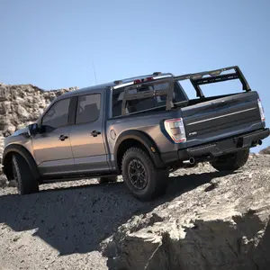 Truck Bed Racks Compatible with Dodge Ram 1500,Tacoma,Tundra,Jeep Gladiator JT, Chevy Silverado,Chevrolet Colorado,Ford Ranger,Frontier,Titan,Ford F-150 & Raptor,Overland Bed Rack for Truck