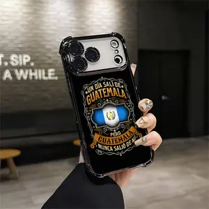 One day I set out from Guatemala Phone Case , Electroplated Cover with Airbag Shockproof Soft TPU Cover for iPhone 17 16 15 14 13 12 11 X XS Pro Max Plus Air Samsung S26 S25 S24 S23 S22