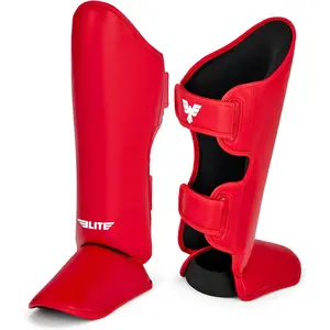 Muay Thai Shin Guards Kickboxing MMA Muay Thai Leg Instep Protective Pads, Martial Art Kicking Sparring Training Gear for BJJ Karate Boxing Taekwondo