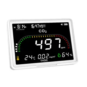 Protmex Weather Station Wireless Indoor Outdoor Thermometer, Digital Thermometer Air Quality Detector