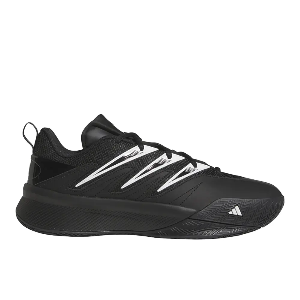 adidas Mens Dame Certified 3 Low Trainers Basketball Sneakers Shoes - Black