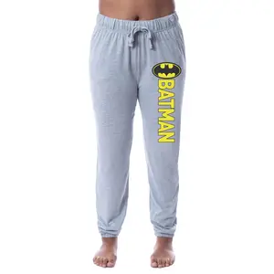 DC Comics Womens' Batman Classic Bat Logo Sleep Jogger Pajama Pants
