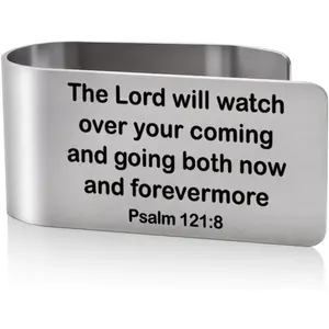 The Lord Will Watch Over Your Coming and Going Visor Clip for ,  Verse Engraved  Visor Clip, Christian Gifts for Drivers Family Friends,  Driver Gifts, Funny  Accessories