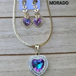 Heart set necklace