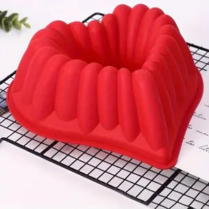 1pc, Heart Shaped Cake Mold , Silicone Cake Mold, Love Shaped Cake Pan, Silicone Muffin Pan, Baking Tools, Kitchen Gadgets, Kitchen Accessories