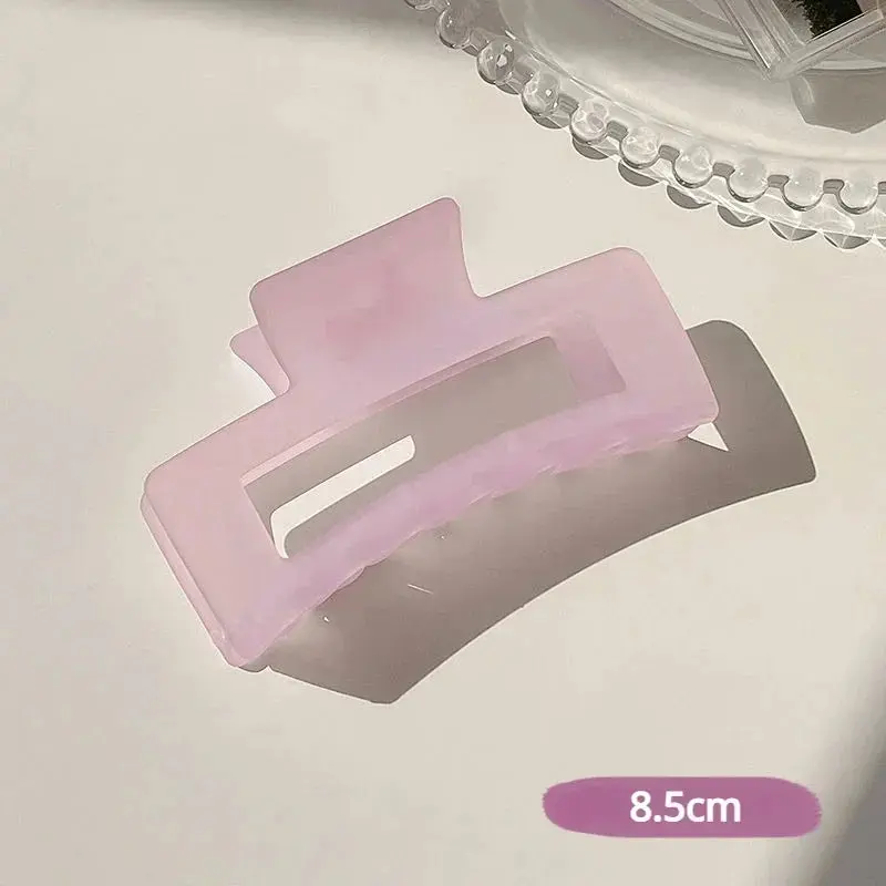 Hair Claw Clip for Women Girl Plastic Transparent Large Hair Claw Clip Crab Women'S Gig Clips Claws Girl Hair Accessories 2023