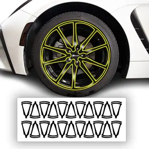 Toyota GR86 86 2022-2026 Wheels Blackout Chrome Delete Kit – Precut Gloss Black Vinyl Overlays