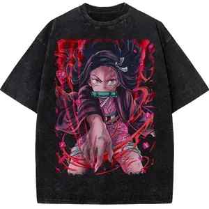 Nezuko Kamado Shirt | Dem0n Sl.a.yer Shirt | Vintage Anime Shirt | Streetwear Unisex Gift for Anime Fans