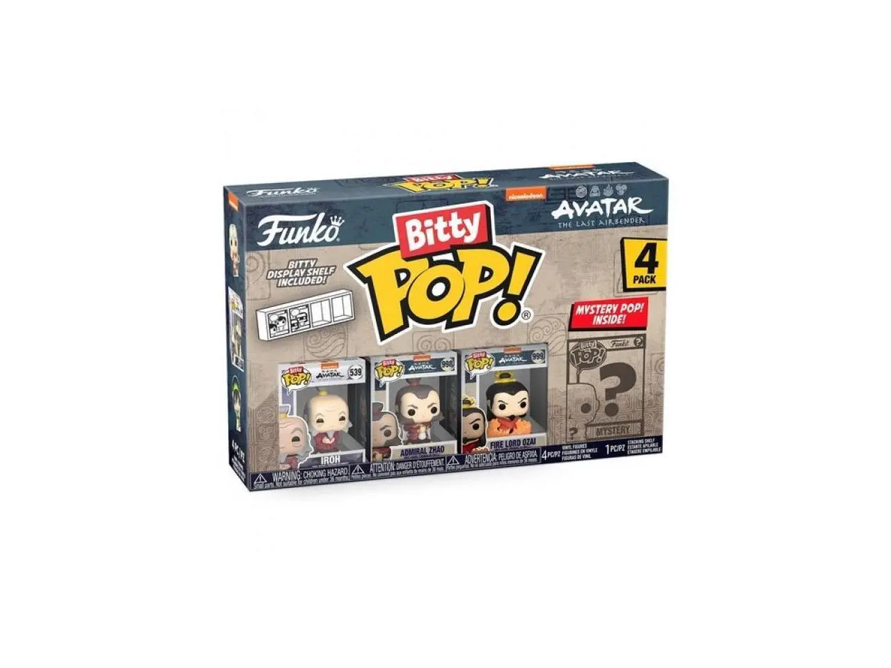 Funko Bitty POP! Avatar: The Last Airbender Iroh 4-Pack
