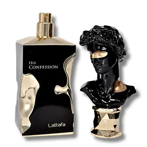 Lattafa Perfumes | His Confession | Men's Fragrance | 3.4 oz - 100 ml | Amber - Warm & Spicy - Vanilla Notes