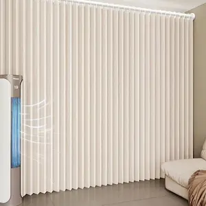 Wall-Mounted Folding Partition Curtain, Privacy & Insulation, Space-Saving Design, Easy Installation, Ideal for Living Room, Home & Apartment Decor