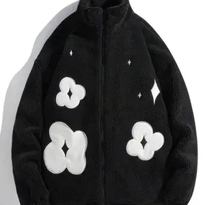 Teddy flowers jacket Cotton Floral Winter