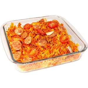 8×8in Square Glass Baking Dish, 1.6QT Glass Baking Pan, Baking Dishes for Oven