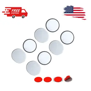 Magnetic Door Catch Ultra Thin Cabinet Magnets Stainless Steel Drawer (4 Pack)