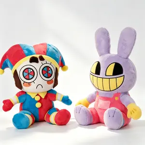 Jax Rabbit & Pomni Clown Plush The Amazing Digital Circus Cozy Ragdoll Pillows for Fans Collectors Soft & Cuddly