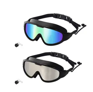 Swim Goggles 2 Pack, Wide View Anti Fog&UV Swimming Goggles for Audlt, No Leaking Swim Glasses for Men Women Kids dealsforyoudays