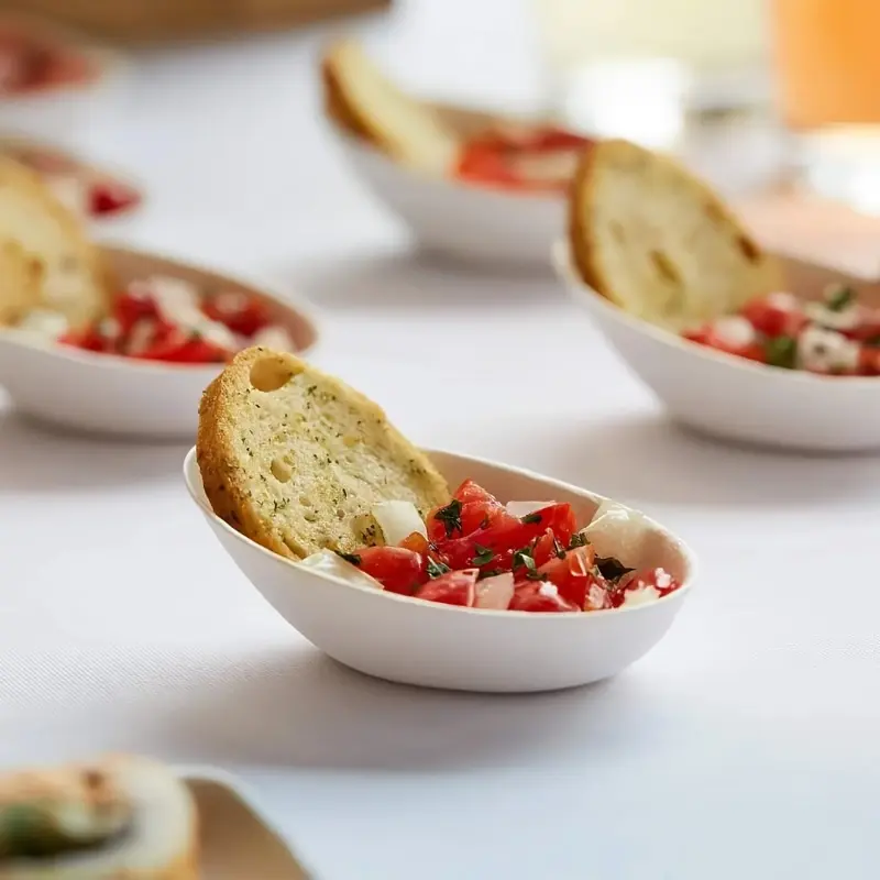 10pcs Economy Pack Super Mini Disposable Sugar Cane Syrup Cake Salad Plates for Restaurants, Dipping Saucer Plates, Sauce Tasting Plates, Disposable Plates, Dipping Plates, Portable Refrigerated, Microwaveable Eid Al-Adha Mubarak, Salad Serving Plates
