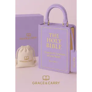 Bible-inspired handbags crafted with faith, elegance, and purpose. Featuring Proverbs 3:5 and premium detailing.