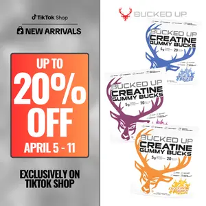 Bucked Up Creatine Monohydrate Gummies Supplement Healthcare Fitness creatine gummies