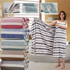 Bath Towel Set Pack of 1/2, (27 x 54 Inches) Microfiber Ultra Soft Highly Absorbent Bath Towel, Lightweight and Quick Drying Towels for Body, Sport, Yoga, SPA, Fitness