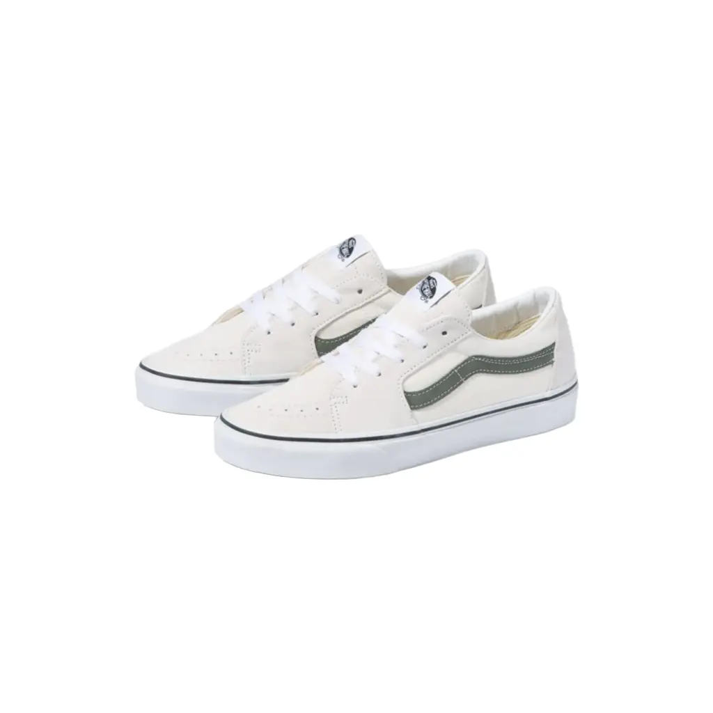 VANS Men's Sk8-Low Utility Pop Shoes in Blanc De Blanc, Suede & Canvas Cushioned Everyday Walking Sneaker with a Vulcanized Midsole, Walking Shoes, Trendy Fashion Sneaker, Lowtop Sneaker