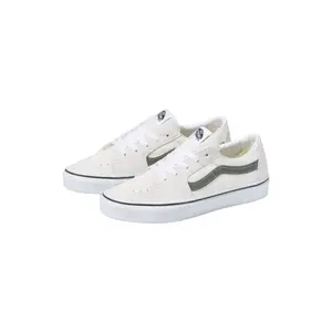 VANS Sk8 Low Utility Blanc De Blanc Men's Low Top Casual Sports Shoes - Cushioned Trainer with Rubber Sole, Walking Footwear