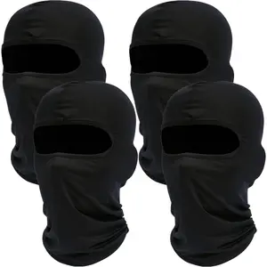 4 Pcs Balaclava Ski Mask Full Face Cover Hood Breathable Face Mask for Men Women Cycling Running Motorcycle