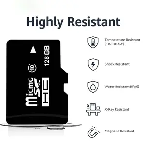 <1 YEAR WARRANTY>Tris Home SDSQUA4-064G-GN6MN 64GB/128GB Micro SD C10 w/o Adapter Memory Card for cctv camera and dash cam and camera Hardware Interface MicroSDXC support sd Adapter Digital Data Storage