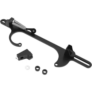 Adjustable Black Aluminum Throttle Cable Mounting Bracket for 4150 4160 Series Carburetor