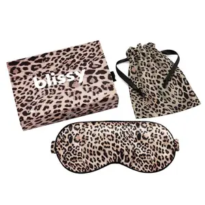 Blissy Silk Sleep Mask  Leopard  Leopard Leopard