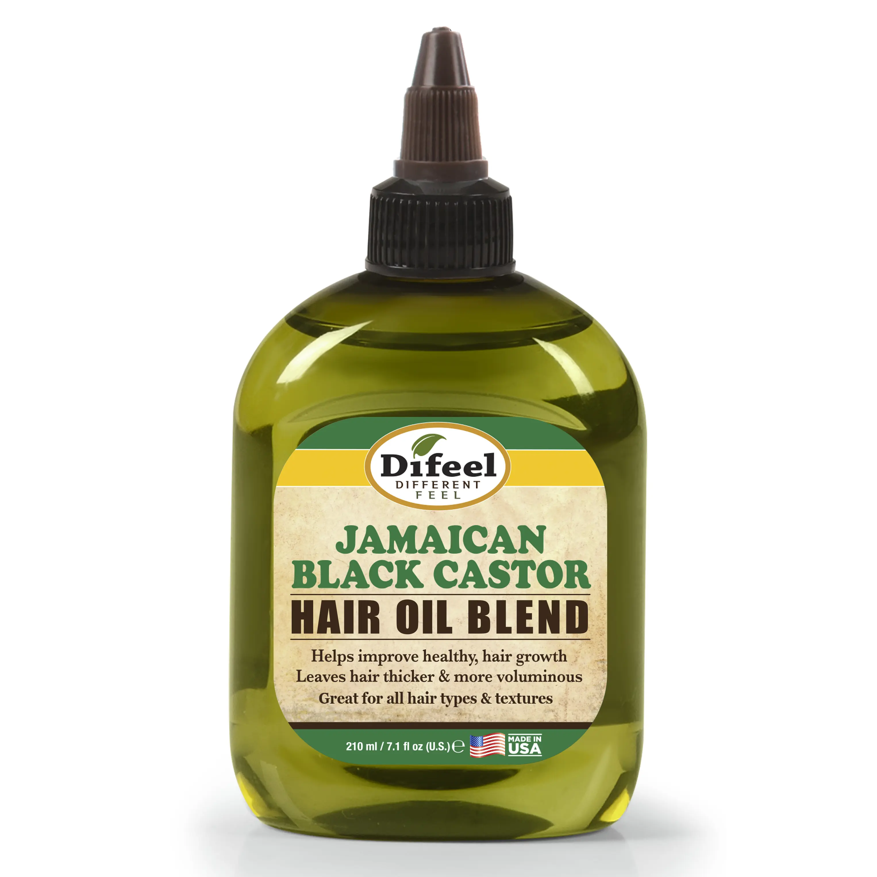 Difeel Jamaican Black Castor Oil Hair Oil Blend - 7.1 oz Hair & Scalp Moisturizing Oil