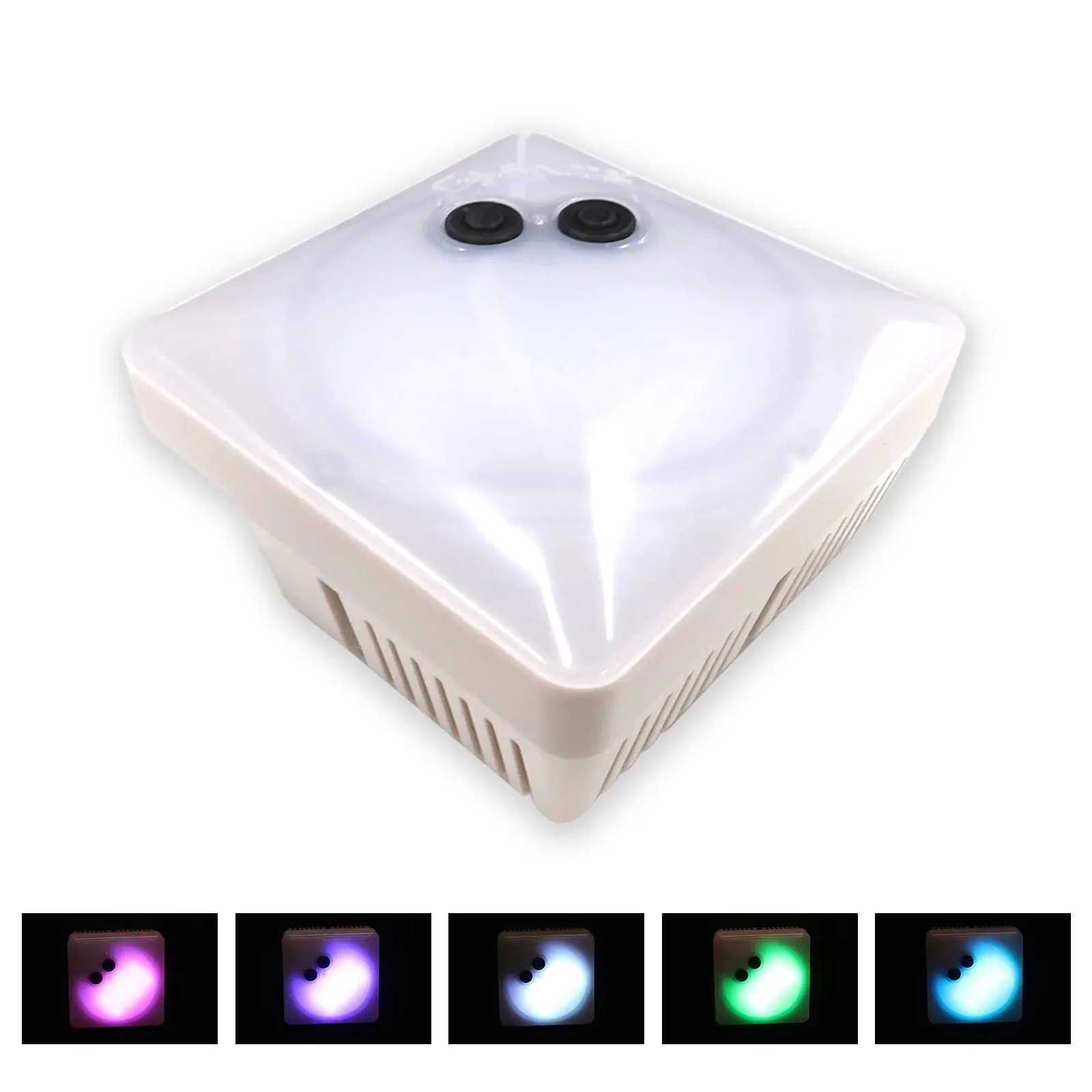 RELXTIME LED Submersible Pool Light, 5-Color Illumination, Easy-to-Install Waterproof Lamp for Spas, Hot Tubs, Lights for Pool