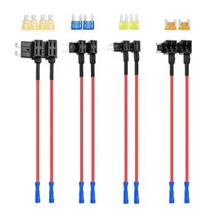 8 Pack 12V Car Add-a-Circuit Fuse Tap Standard Mini Micro2 and Low Profile Taps 4 Types ATO ATC ATM APM Holder for Cars Trucks Boats