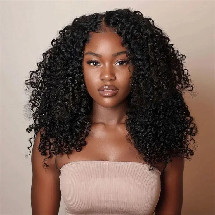 Women's 18-Inch Human Hair Lace Frontal Wig - $50 Affordable 13x4 Lace Front Wig with Straight, Deep Wave, Curly Hair, Pre-Plucked, Heat Resistant Features