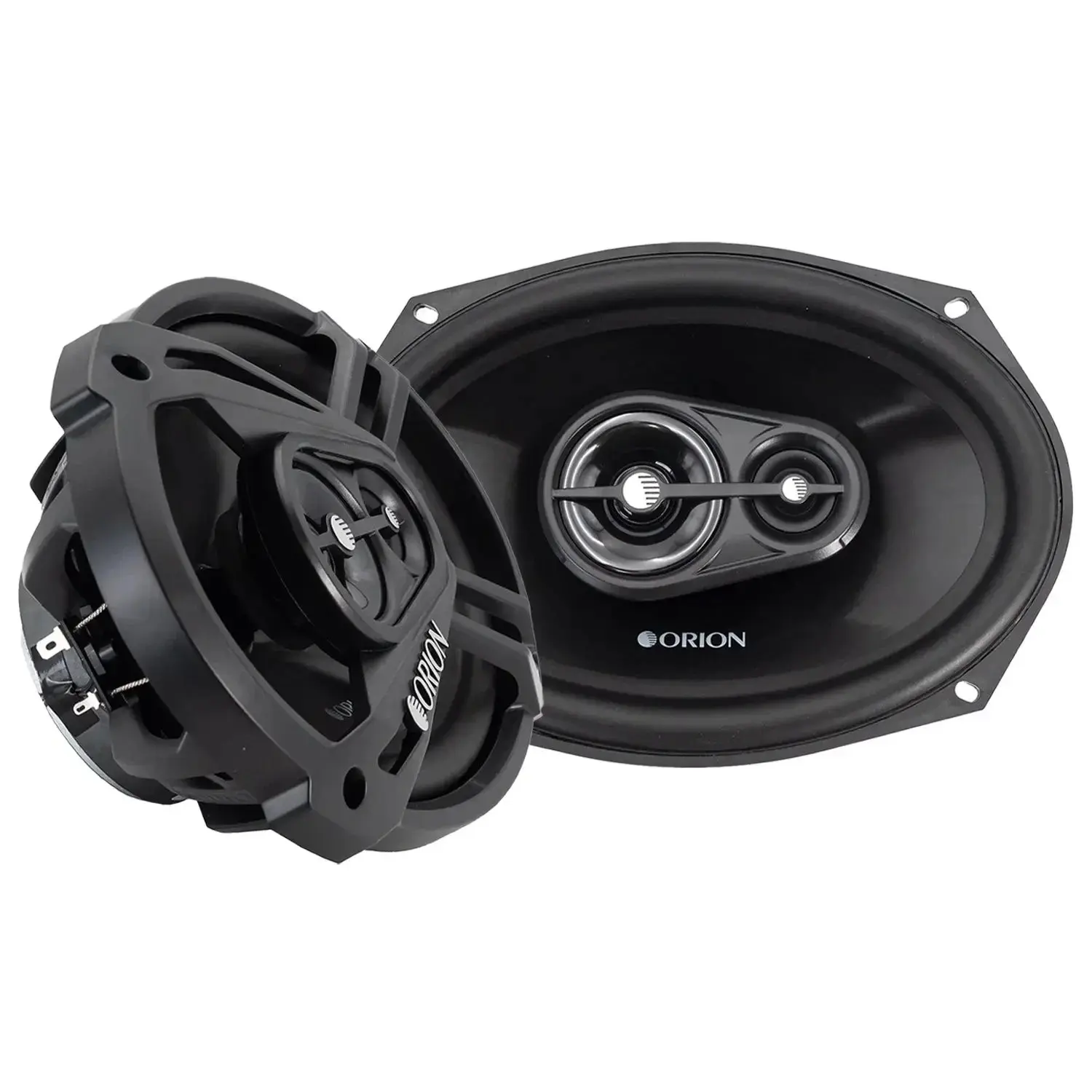 Orion CB693 Cobalt 6x9in 3-Way Coaxial Car Speakers 4 Ohm 350W Max 60Hz-20kHz Polypropylene Cone Silk Dome NBR Surround Door Speakers Full Range Car Audio Upgrade Pair