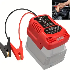 Jumper Starter Adapter for Milwaukee  for M18  Car Battery Jump Cables,Up to 3.5L Gas or 6.5L Diesel Engines,12V Portable Car Jump Starter,Automotive Booster Cable Adapter(Battery not Included)