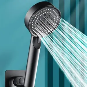 Samurai Five-Function Shower Head, High Pressure Handheld Bathroom Sprayer, Portable Multi-Purpose Energy-Saving Bath Accessory