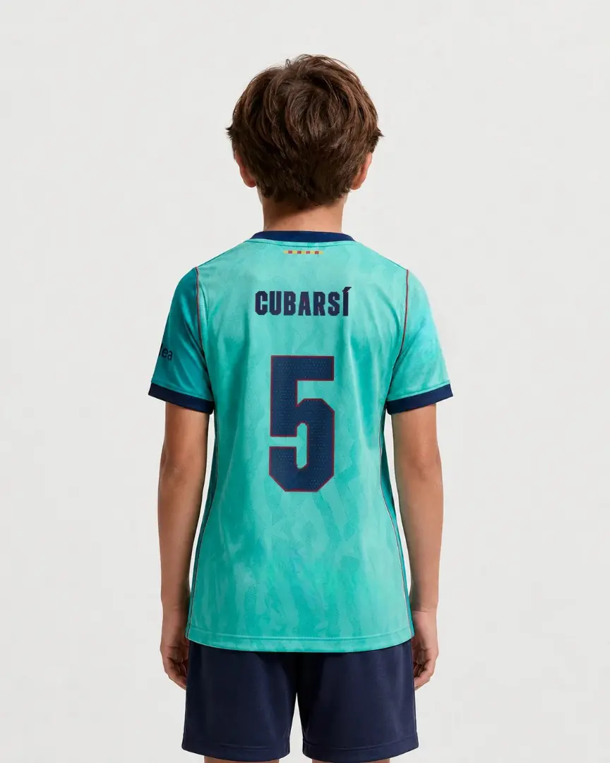 [Full set] Unisex Youth Collectible Sports Apparel Cubarsi 2026-2027 Third Player Jersey [FullLogo] - Spain League